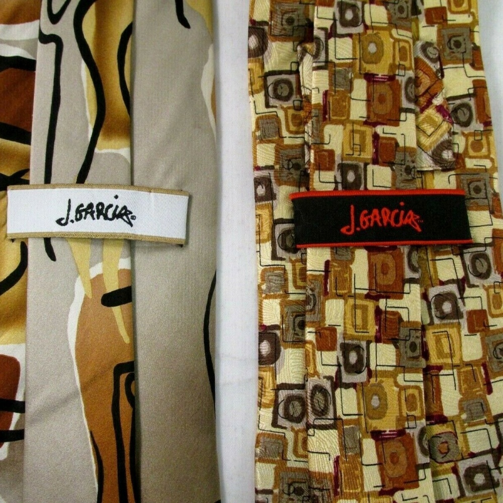 Jerry Garcia Men's Silk Ties Lot of (2) - Picture 6 of 6